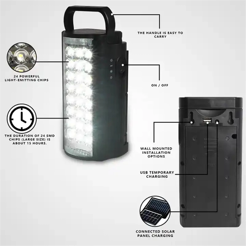 2*12pzas 2835LED SMD de plástico de alto brillo LED Fie Luz de emergencia emergencia Spot doble lámpara de luz con CE RoHS