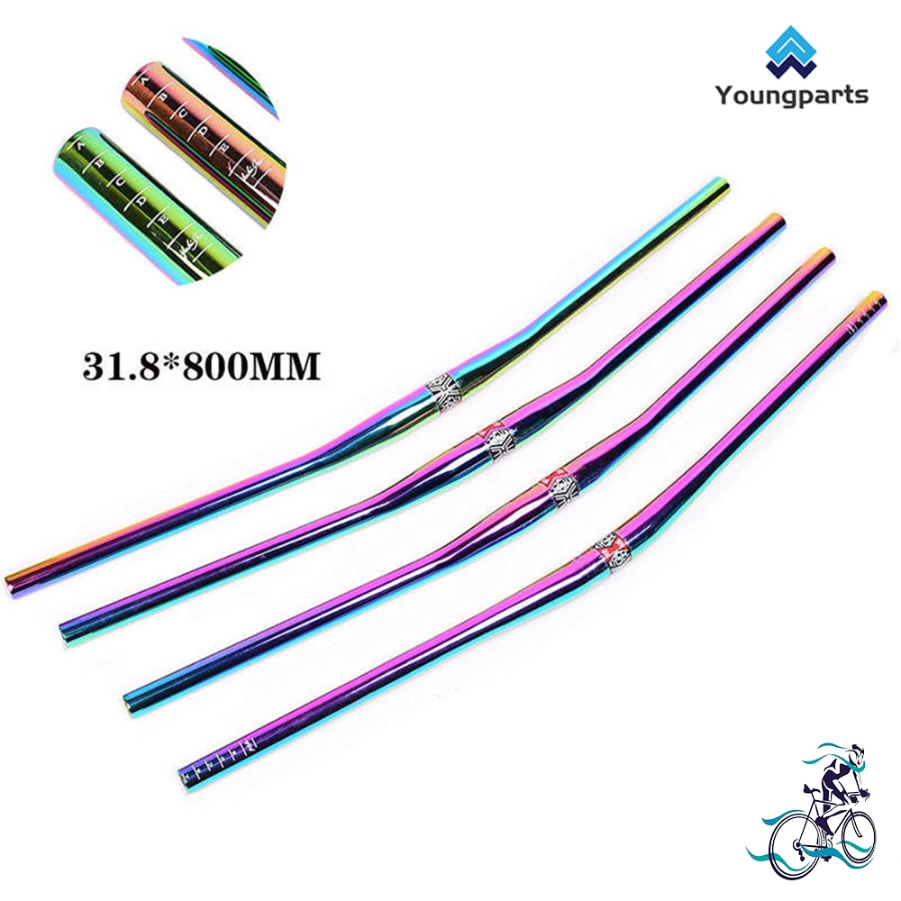 Youngparts Personalizada de Fábrica de liga de titânio Aluguer Swallow-Shaped Guiador Road MTB Riser Bicicletas Ciclo Barra Barra Aluguer guiador