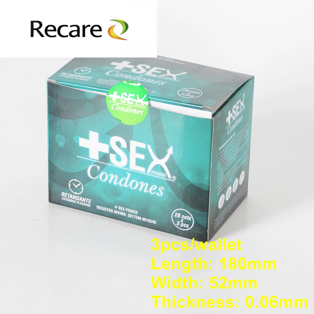 Condom EU Standard Customized Service Latex Material Flavour Lubricant Condom for Men