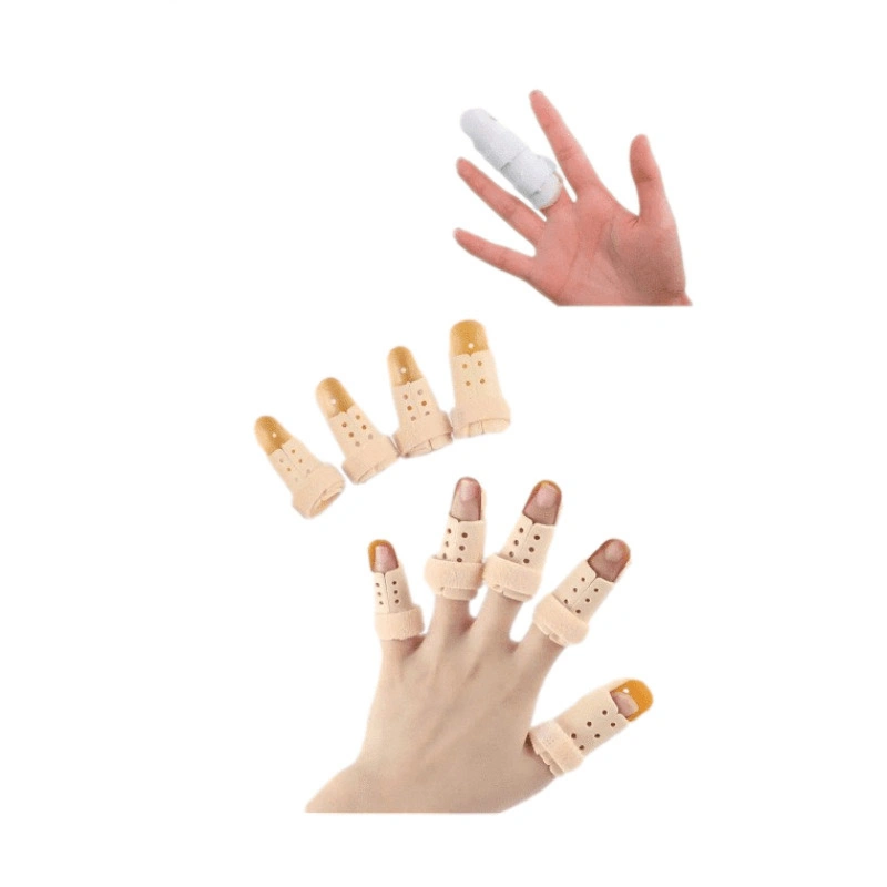 Guter Preis Kunststoff-Fingerschiene Daumen Protector Kleine Fingerschiene Für Mallet Finger