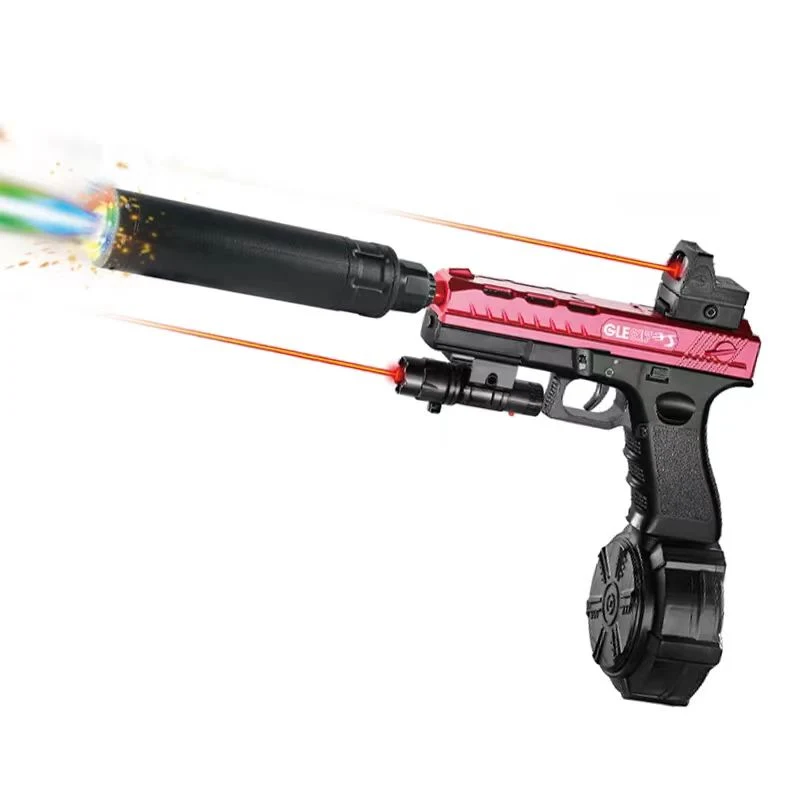 2023 Nuevo Gel17 Blaster Bola de arma de juguete Pistola eléctrica de hidrogel de luces coloridas actualizado Orbeez-Beads disparar efecto