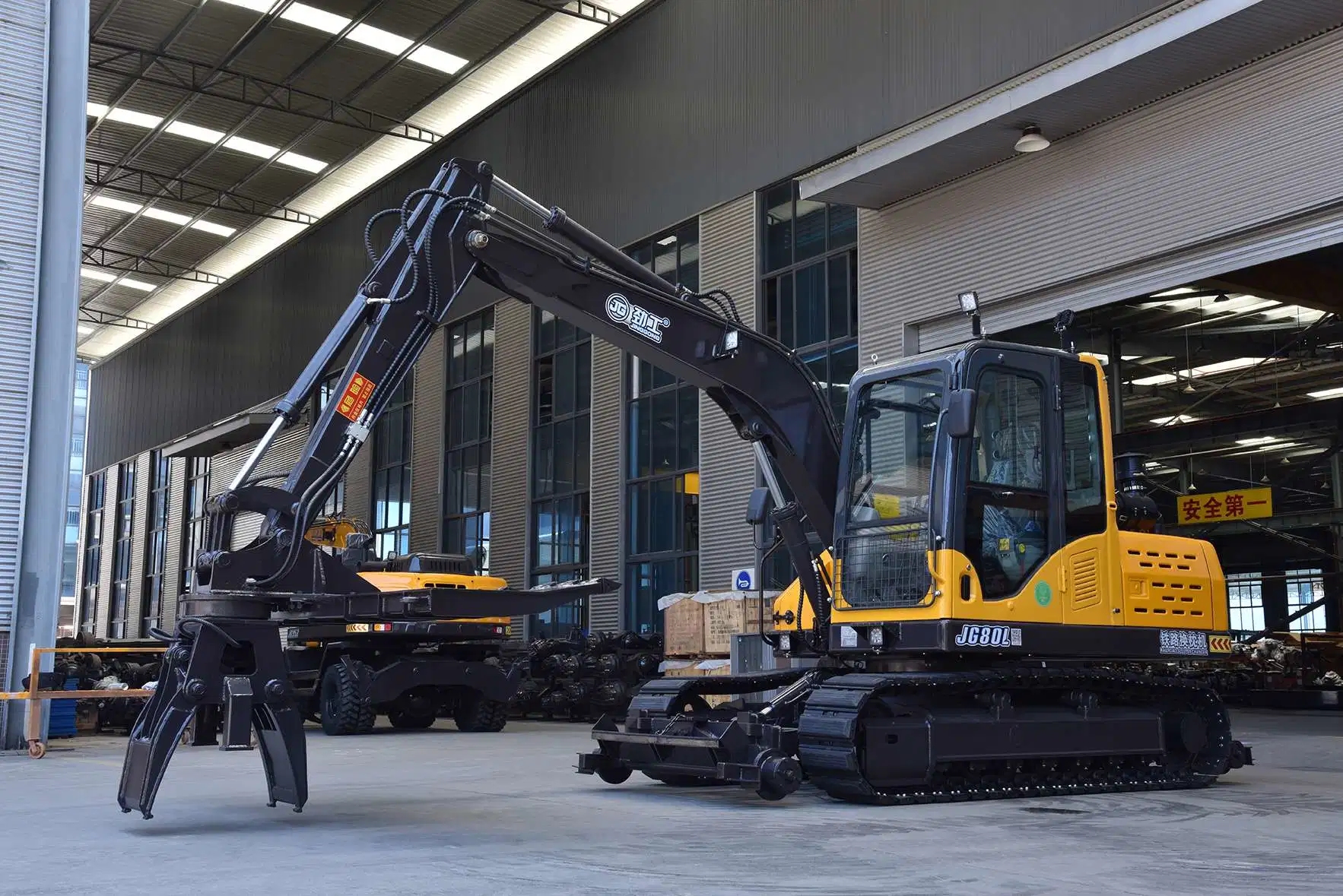 Máquina de ferrocarril profesional de la excavadora de cambiador de bridas de ferrocarril Fabricante hecho en China