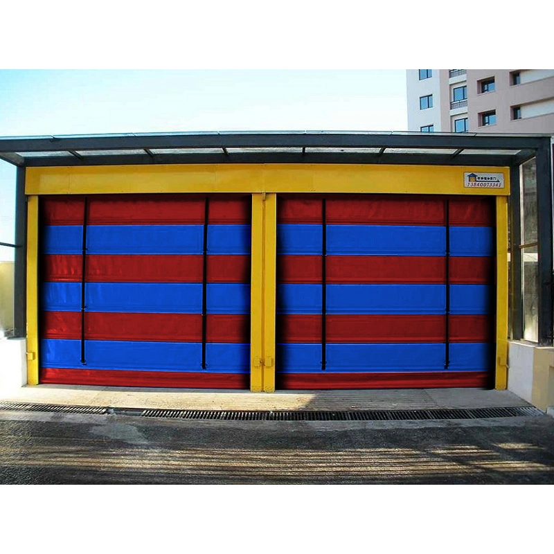 2022 High Speed Roller Shutter Door Intelligent Fast PVC Stacking Door Quality Rapid Foldable Door Factory Sale Best Price