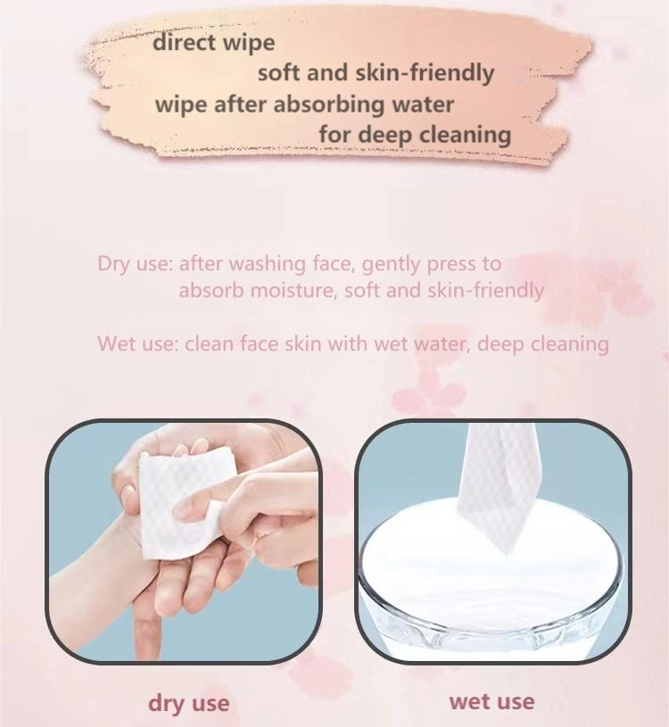 Customized Cotton Soft Silk Facial Tissue for Cleaning Face