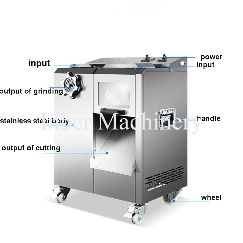 Hot Selling Electric Stainless Steel Commercial Meat Mincer/Grinding Meat Grinder Cutting Machine Price
