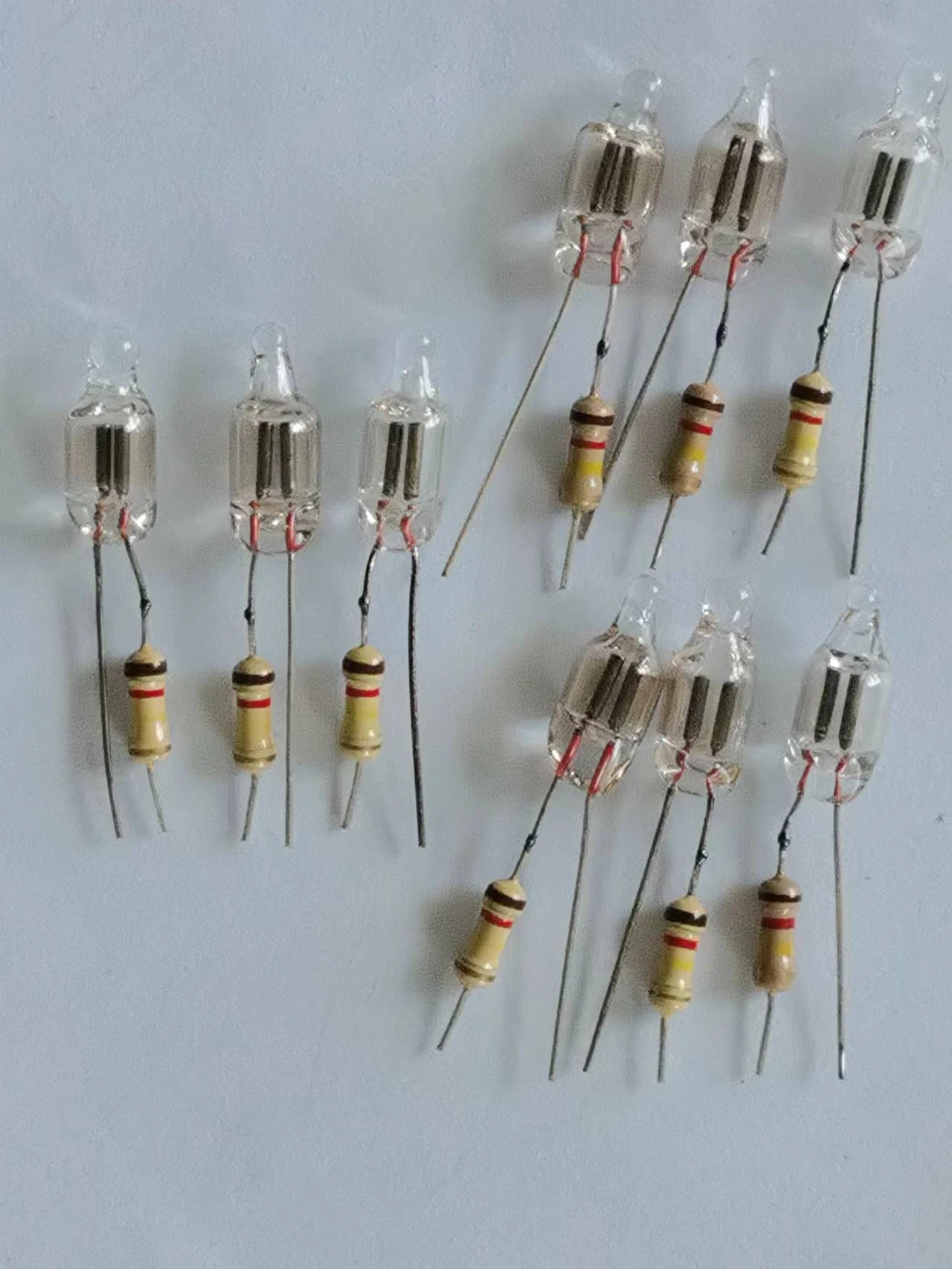 Ne-2 6*16 Weld with Carbon Film Resistor Neon Lamp