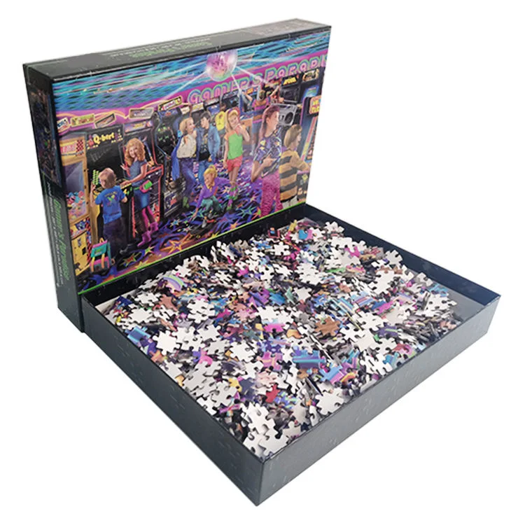 Custom adultes 2000 Pièces d'impression personnalisé Puzzle 1000 2000 Pièces d'adultes jeu de puzzle fabricant de papier