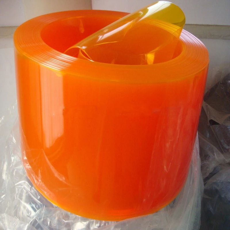 Yellow High quality/High cost performance  PVC Soft Film for Door Curtain