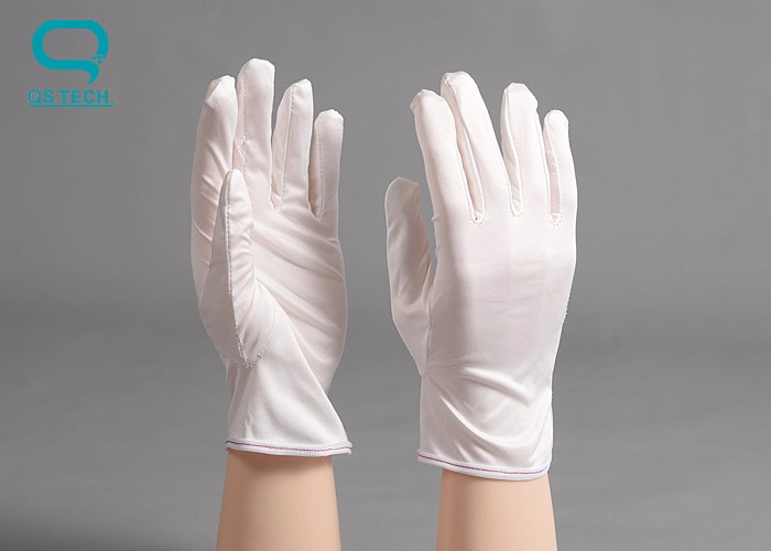 Industrial Clean Room Contamination Control Low Particle Microfiber Woven Work Glove