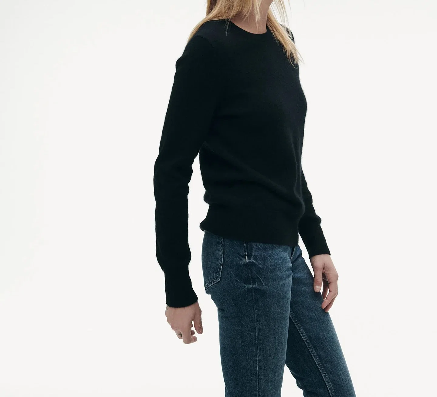 100% Cashmere Basic Style Pullover Sweater Apparel
