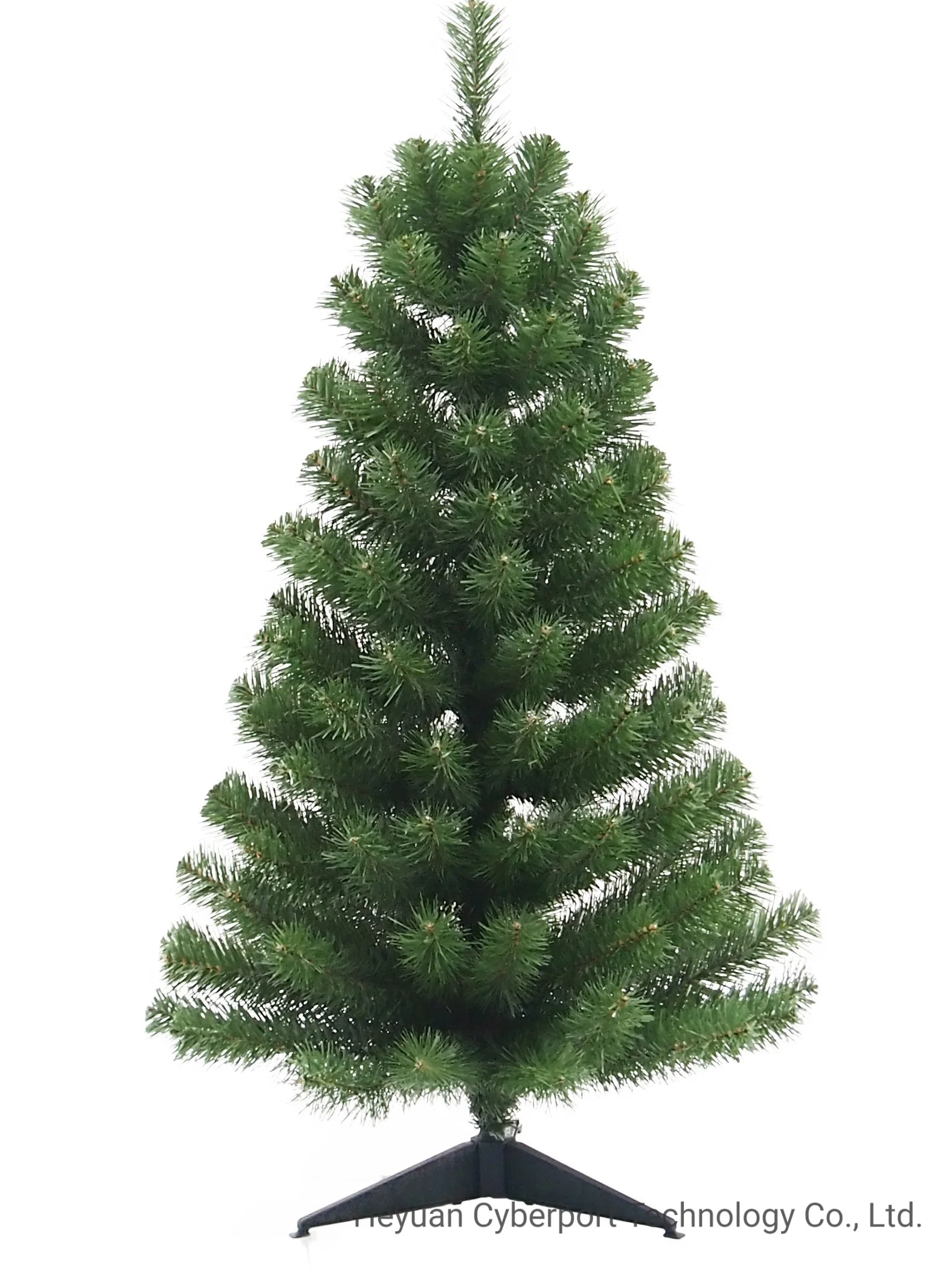 Decoração de Natal de fábrica 3FT Fir Canadense Artificial grande árvore verde de PVC Faux pequena árvore de Natal