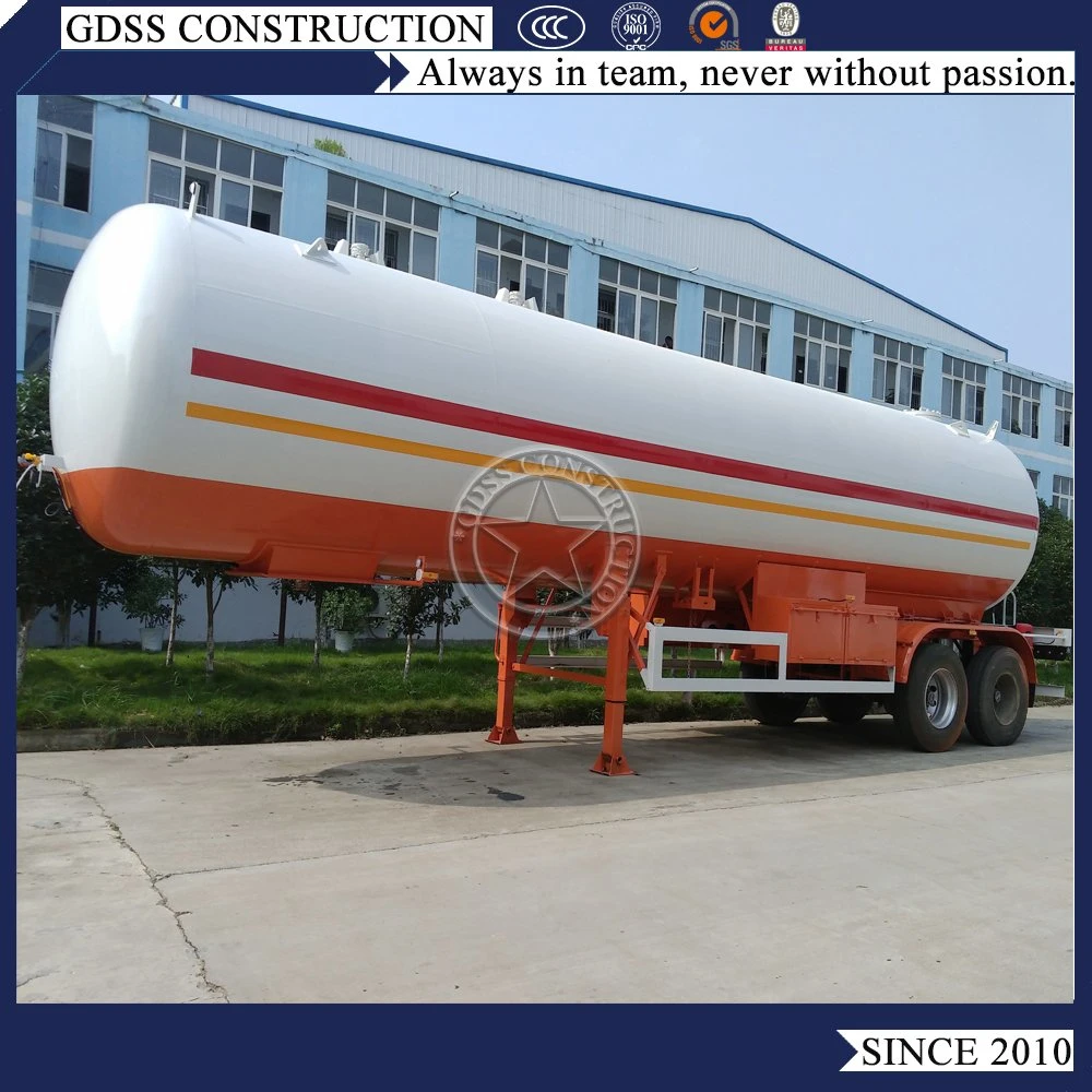 50000L 25 Tons 25t LPG Gas Storage Tanker ASME Propane Gas Tanker Semi Trailer 50000 Liters Pressure Vessel 50m3 LPG Storage Tank