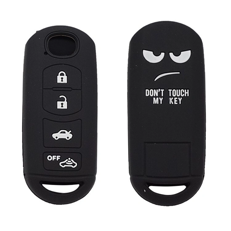 Creative Design Silicone Car Key Case Cover for Mazda