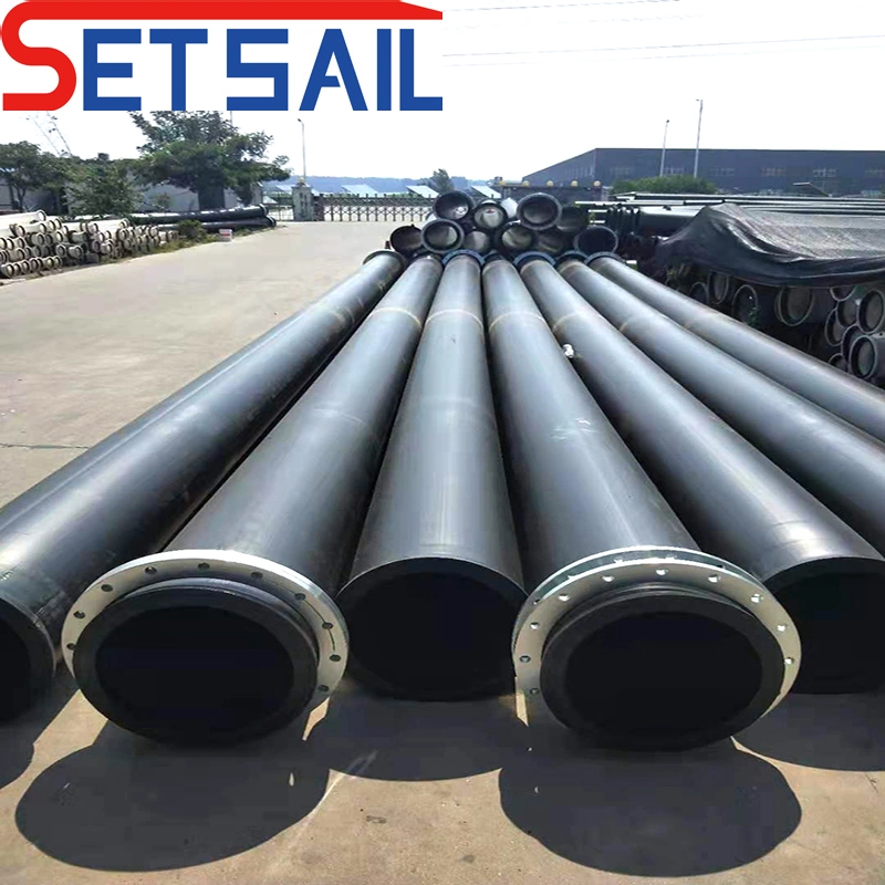 Cutter Suction Dredger Discharge HDPE Pipe for Transport Sand