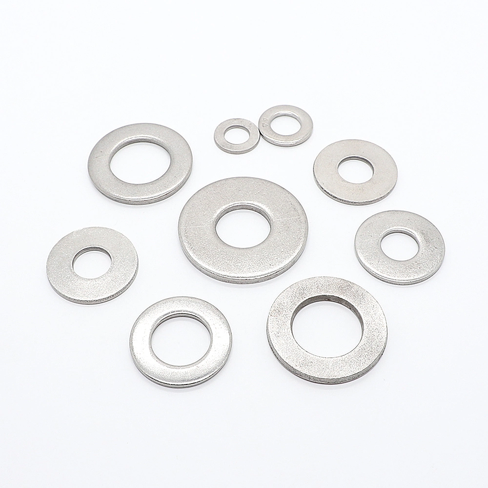 DIN125 Customized Stainless Steel Spring SS304 SS316 Ss201 Flat Shim Washers