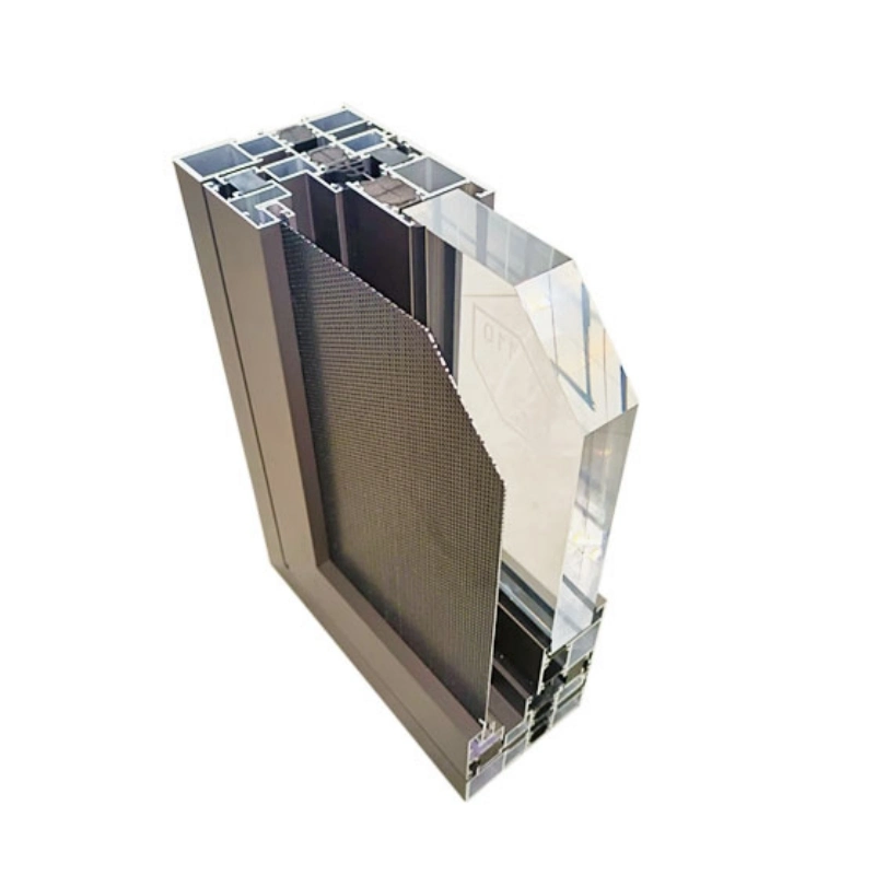 6063-T5 Aluminum Extrusion Profiles for Windows and Doors