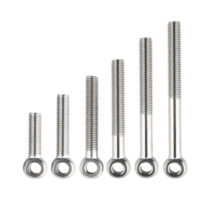 304 Stainless Steel Lifting Eye Joint Bolts Sheep Eye Hole Screws