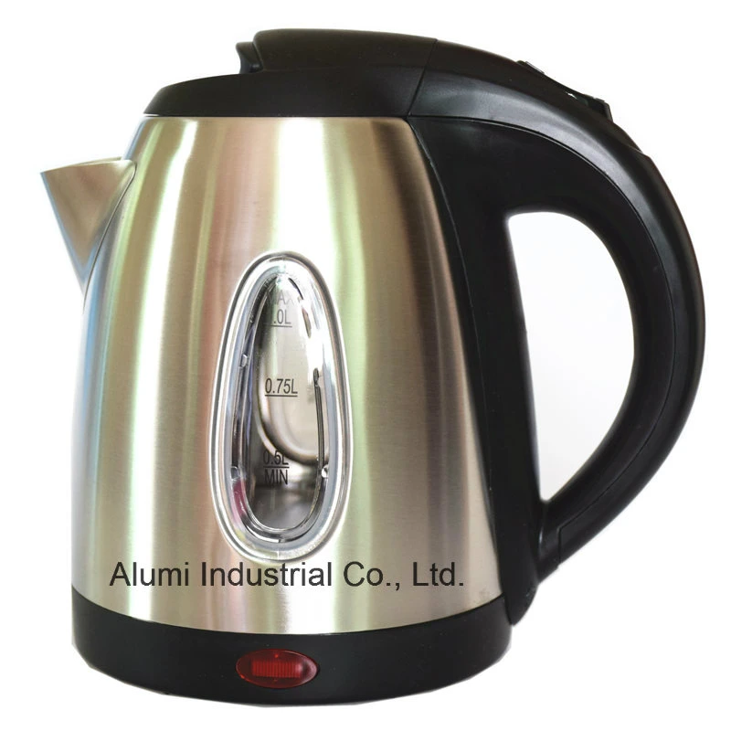 Electric Kettle 1L 304 Stainless Steel Hotel Amenities