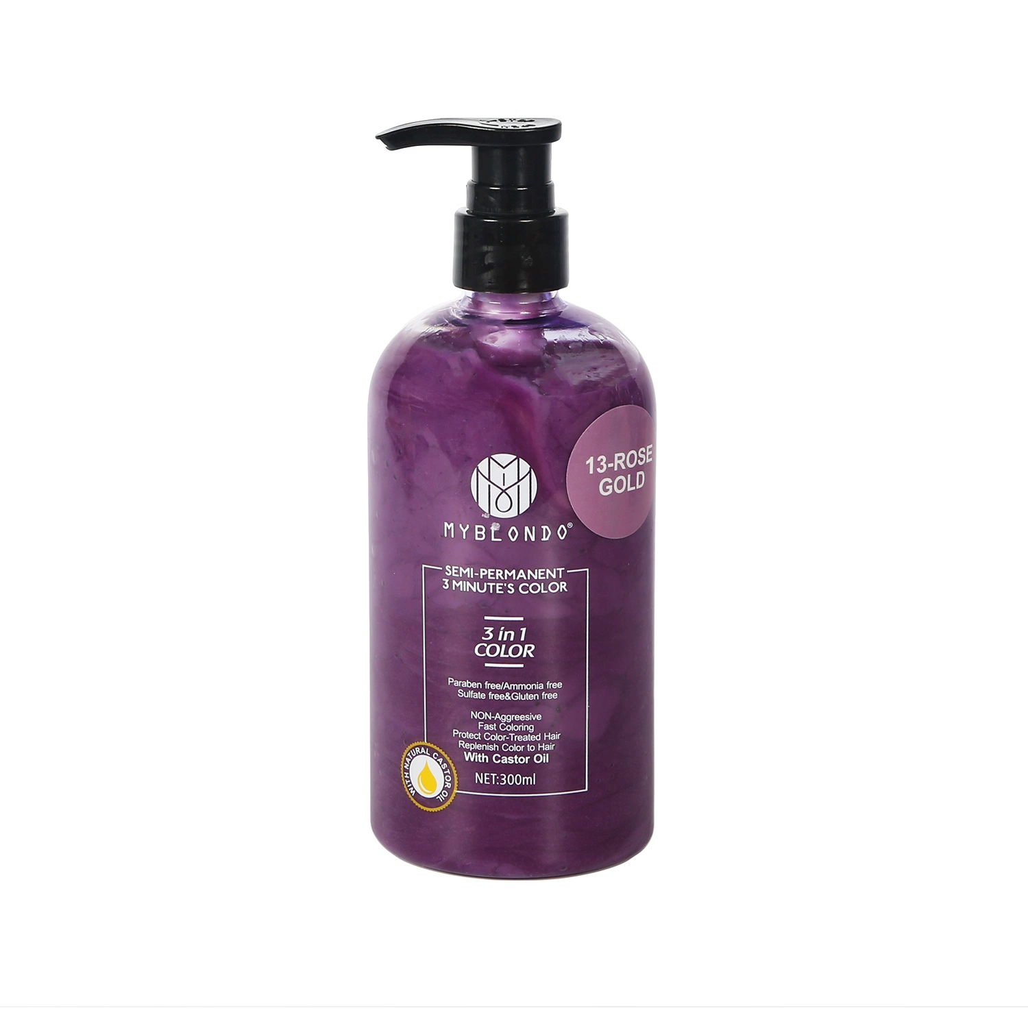 OEM Purple Hair Shampoo and Conditioner with Private Brand Label Direct Factory Wholesale/Supplier Price for Gray Color