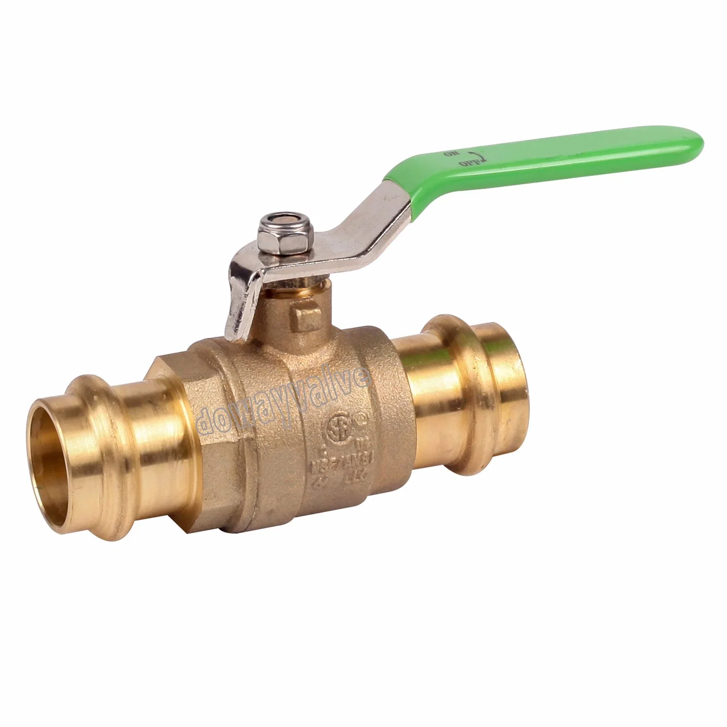 Lead Free Brass Press Ball Valve High quality/High cost performance 