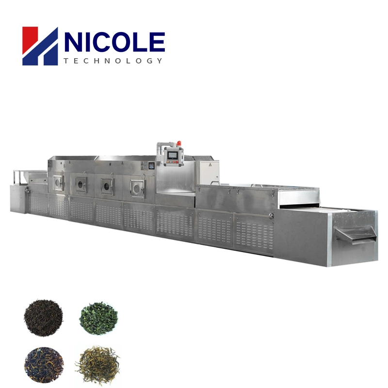 Industrial Stainless Steel Microwave Continuous Food Tunnel Belt Drying Machine