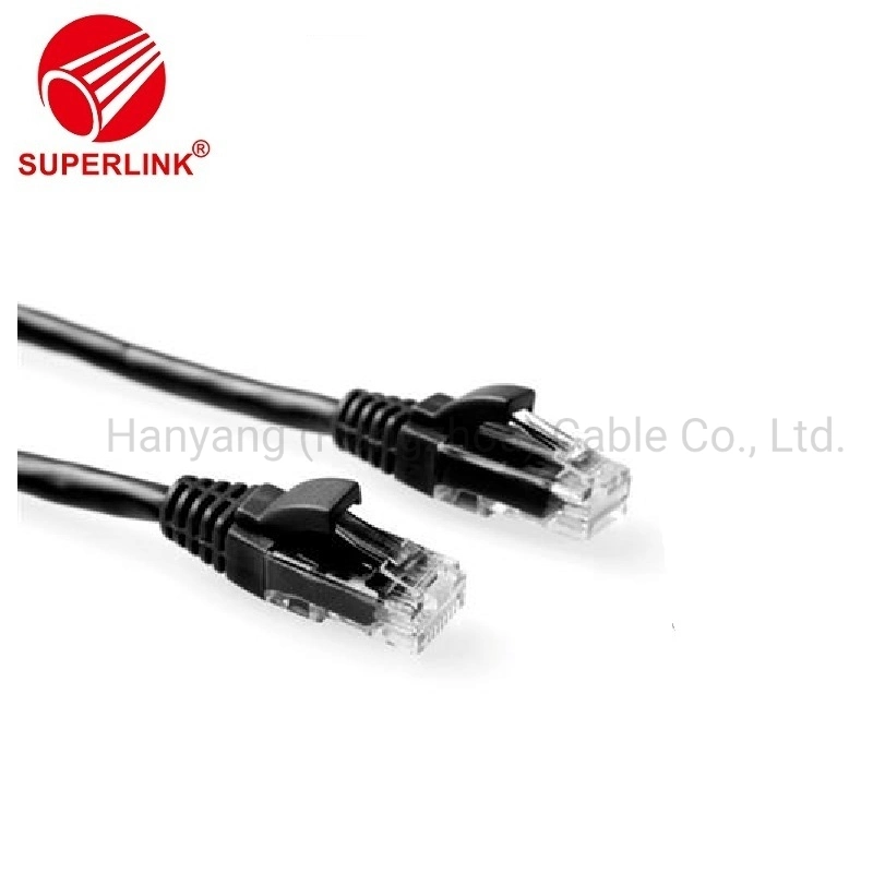 Hy6p11bk-3/2 UTP CAT6 Patch Cord LAN Cable 1.5m Black