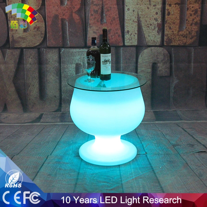 LED Round Acrylic Water Fountain Light Tube Bar LED Furniture