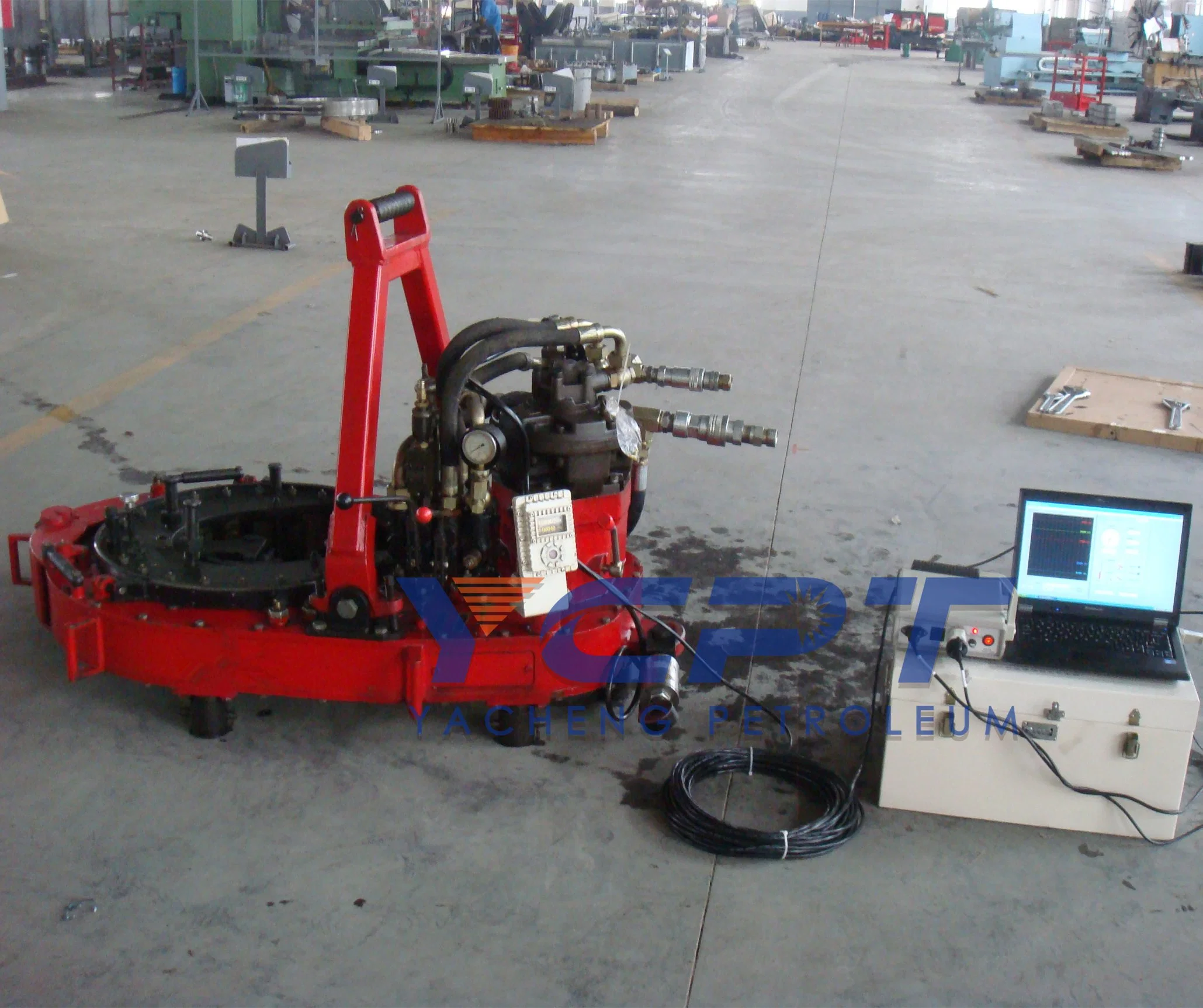 Tubing Drill Pipe/Casing Power Tong Automatic Torque Control System with Computer