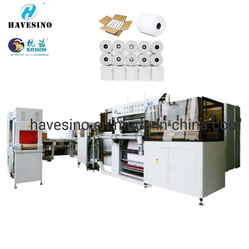 Fully Auto Paper Roll Slitter Rewinder Roll to Roll High Accuracy Glitter Thermal Paper Printed Roll Cutting Slitting Rewinding Machine