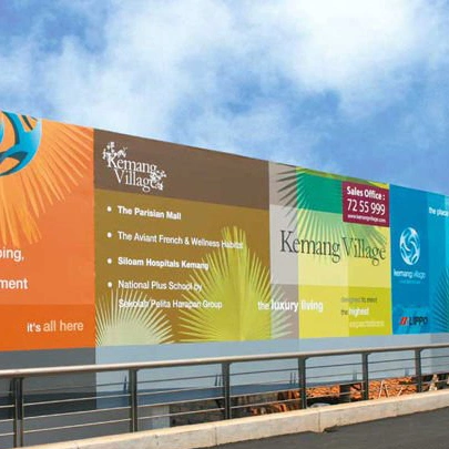 PVC Laminated Flex Banner Two-Color Flex Banner