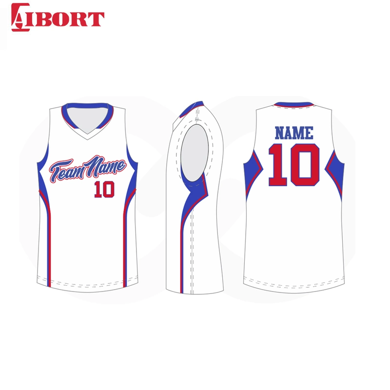 Aibort Create Team Warm up All Kid Basketball Jersey Set for Teenager (L-BK003)