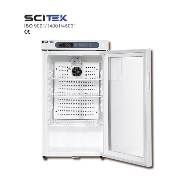 SCITEK Small Lab Refrigerator 100L CFC Free Refrigerant Refrigerator for hospital