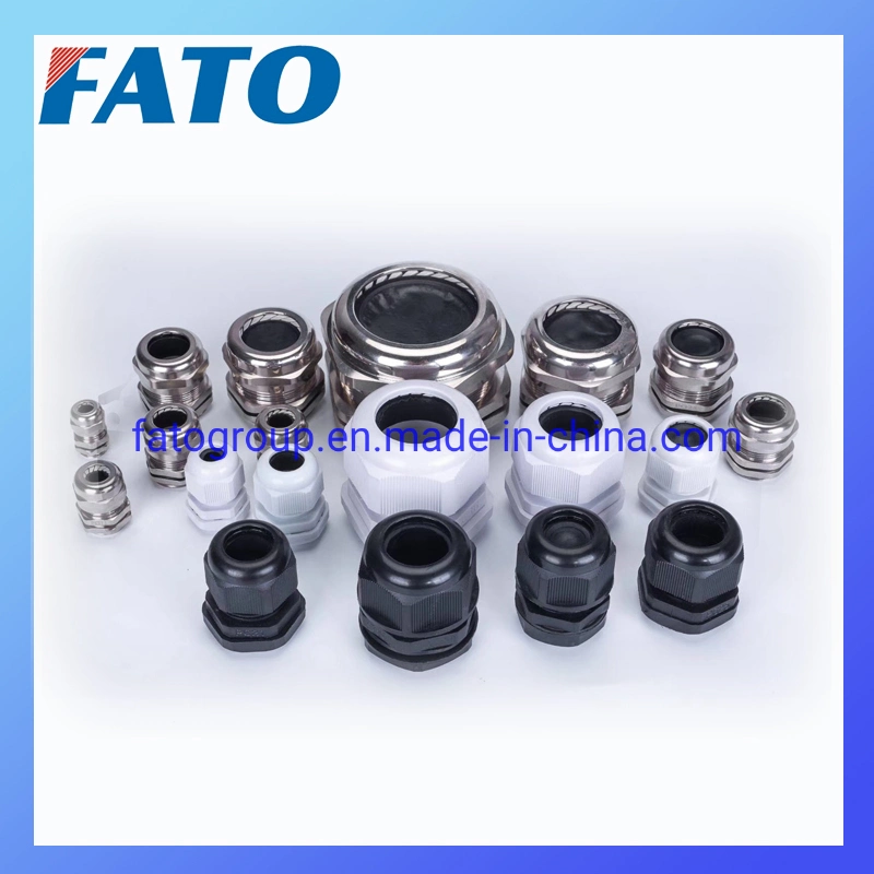 Top Quality IP68 Waterproof Plastic Nylon Cable Gland with Locknuts