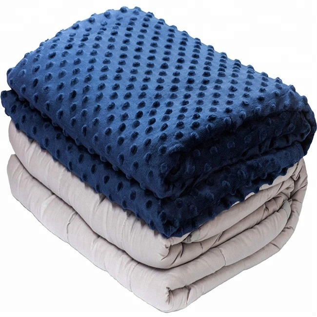 Weighted Blanket for Adult (4kg, 6kg, 7kg, 9kg) Fall Asleep Faster and Sleep Better Great for Anxiety