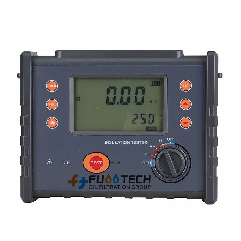 Fuootech Model Model Dmg2672 250V to 5kv Portable Digital Insulation Resistance Tester