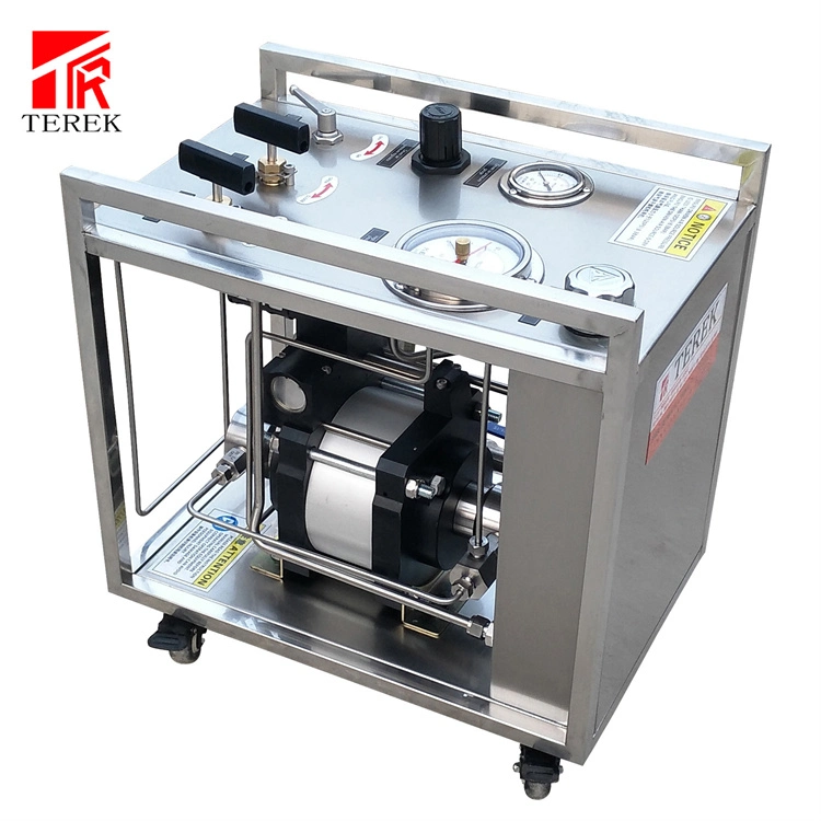 Terek Brand Portable High Pressure Pneumatic Booster (ضغط هواء مرتفع محمول) Pump Hydrostatic Test ( أداة الضغط السائل المنضدة