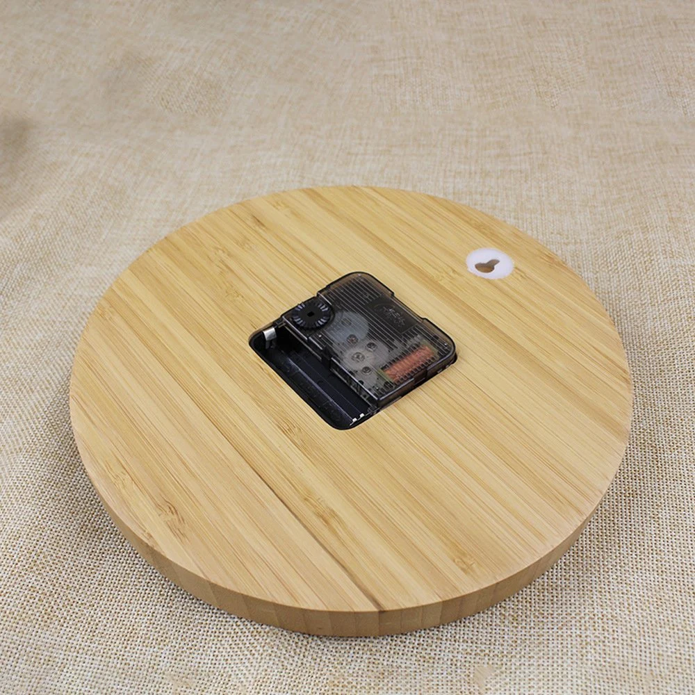 Plaza personalizados promocionales clásicos de madera de estilo retro bonito reloj de pared y vendiendo bien en todo el mundo