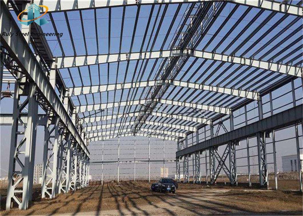 Pre Manufactured Steel Structure Workshop / Long Span Heavy Industrial Steel Buildings