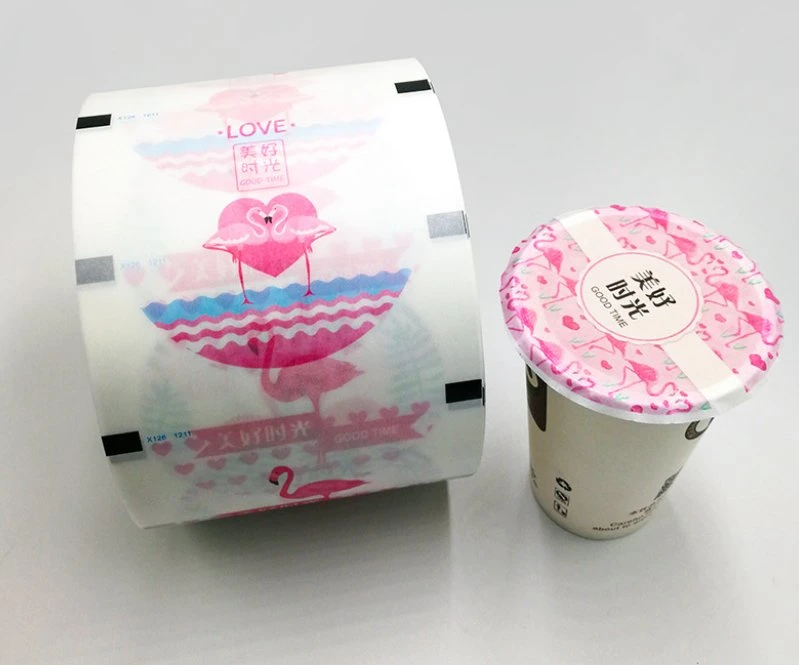 Printed Plastic Bubble Tea Sealing Film for PP Injection Cups