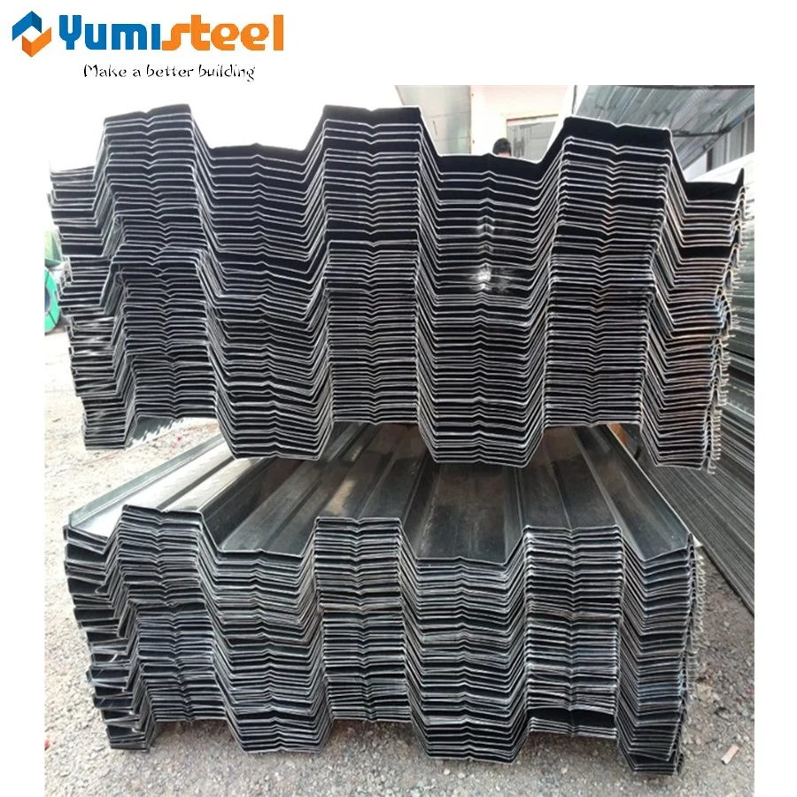 Yx76-344-688 Metal Steel Anti-Seismic Opened-Type Floor Deck Sheet for Apartment/Business Buildings
