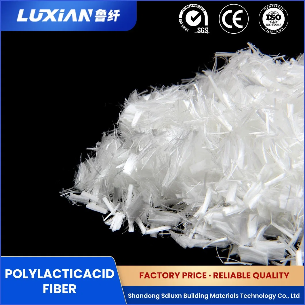 Luxn Short Fiber Wholesale/Supplier PLA Lxpl PLA Fiber Corn Fiber China 1.24G/Cm3 Density Natural Degradation PLA Fiber Manufacturing Applied to Filling Material