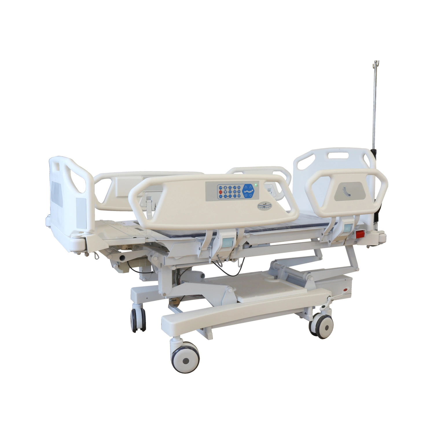 MN-Eb001 8 الوظيفة مستشفى كرسي القلب الطبي وضع العناية المركزة سرير مع سرير Scales Patient