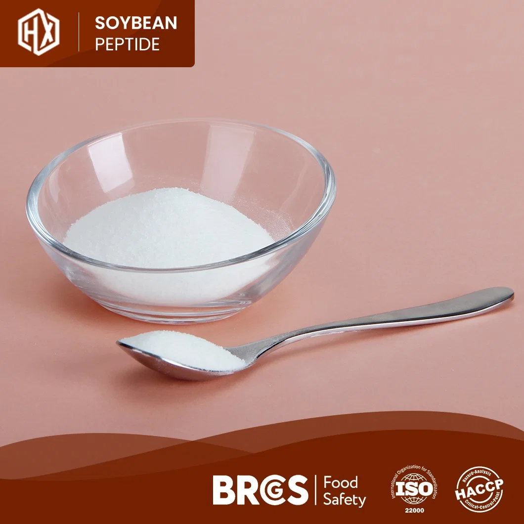 Haoxiang Wholesale Customized Bulk Supply China Natural Protein Supplements Manufacturers CAS 107761-42-2 Soybean Extracts Soy Peptide Powder for Skin-Whitening