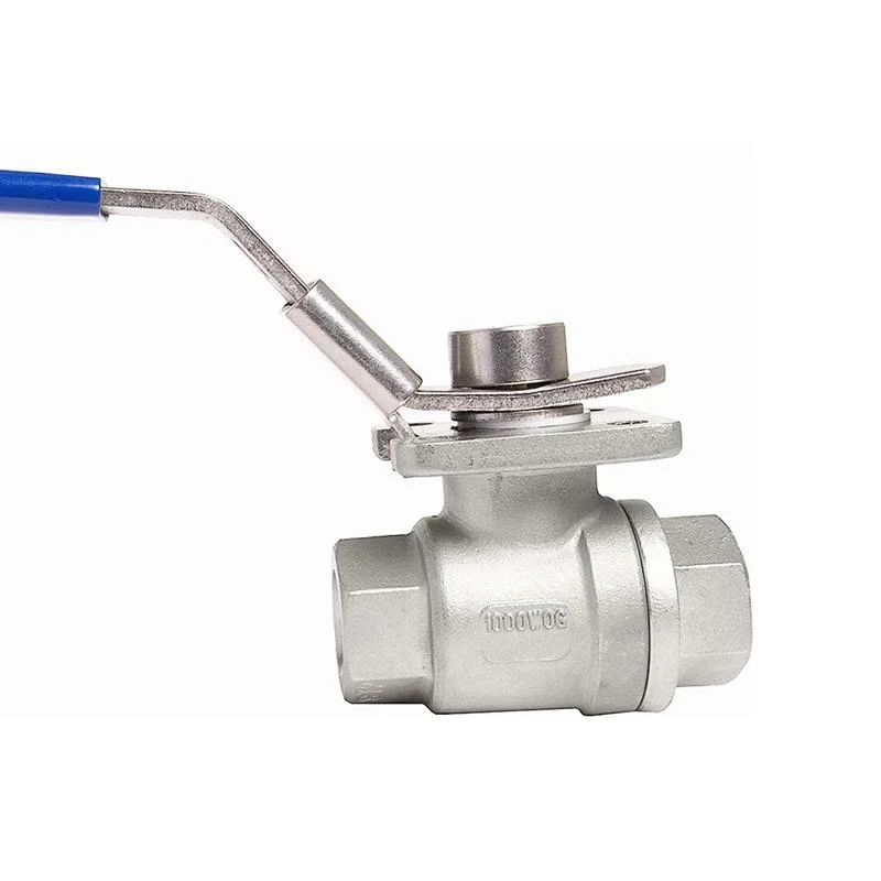 Stainless Steel 316 304 Ball Valve with Direct Mounting Flange