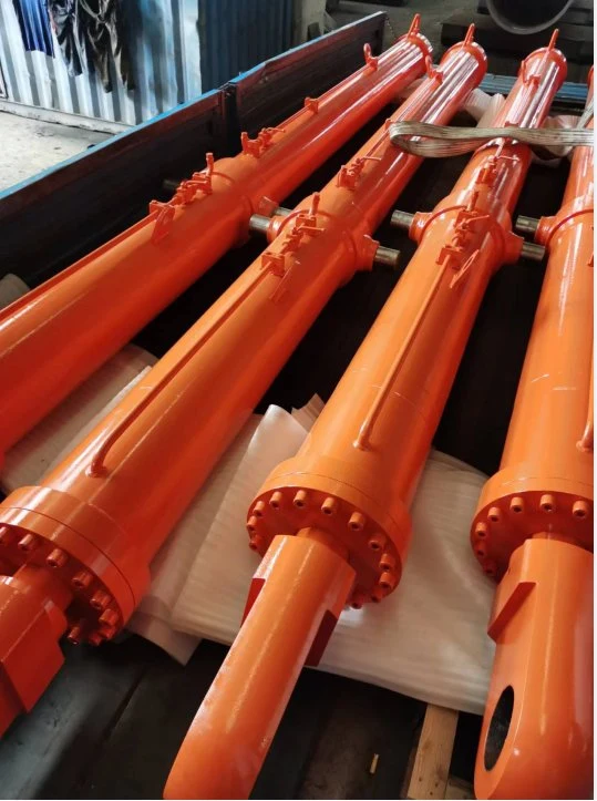 Single Acting Telescopic Hydraulic Cylinder for Tipper Trucks