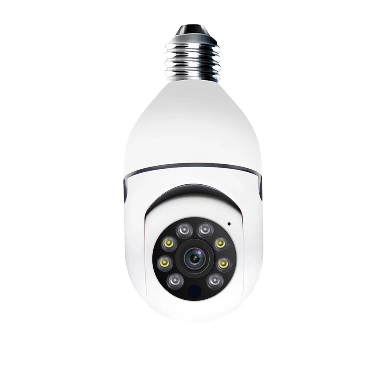 E27 лампы с 4MP поддержки беспроводной связи для Alexa Google Mobile Отслеживание подключений WiFi двунаправленную передачу голосовых интеллектуальный двойной источник света ночного видения камеры