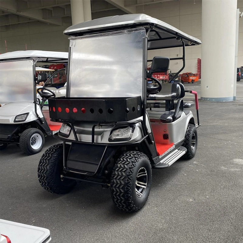 Good Service White Mini Golf Buggy Sightseeing Bus Competitive Price 4 Seater Electrical Vehicle Golf Car Electric Hunting Cart