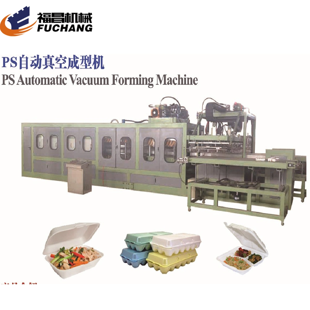 PS Foam Fast Food Lunch Box Container Molding Making Machine