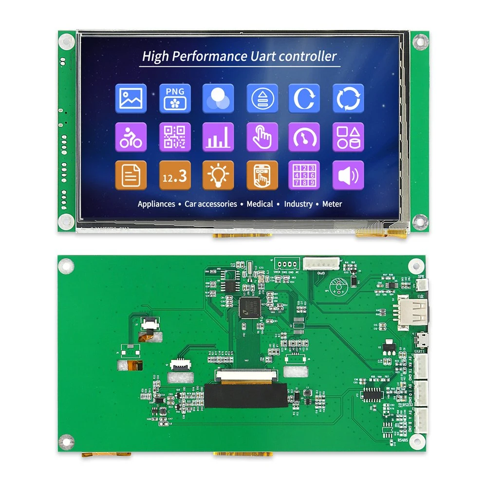 Los ingenieros de la experiencia de 5 pulgadas de diseño de personalización del panel de control disponibles