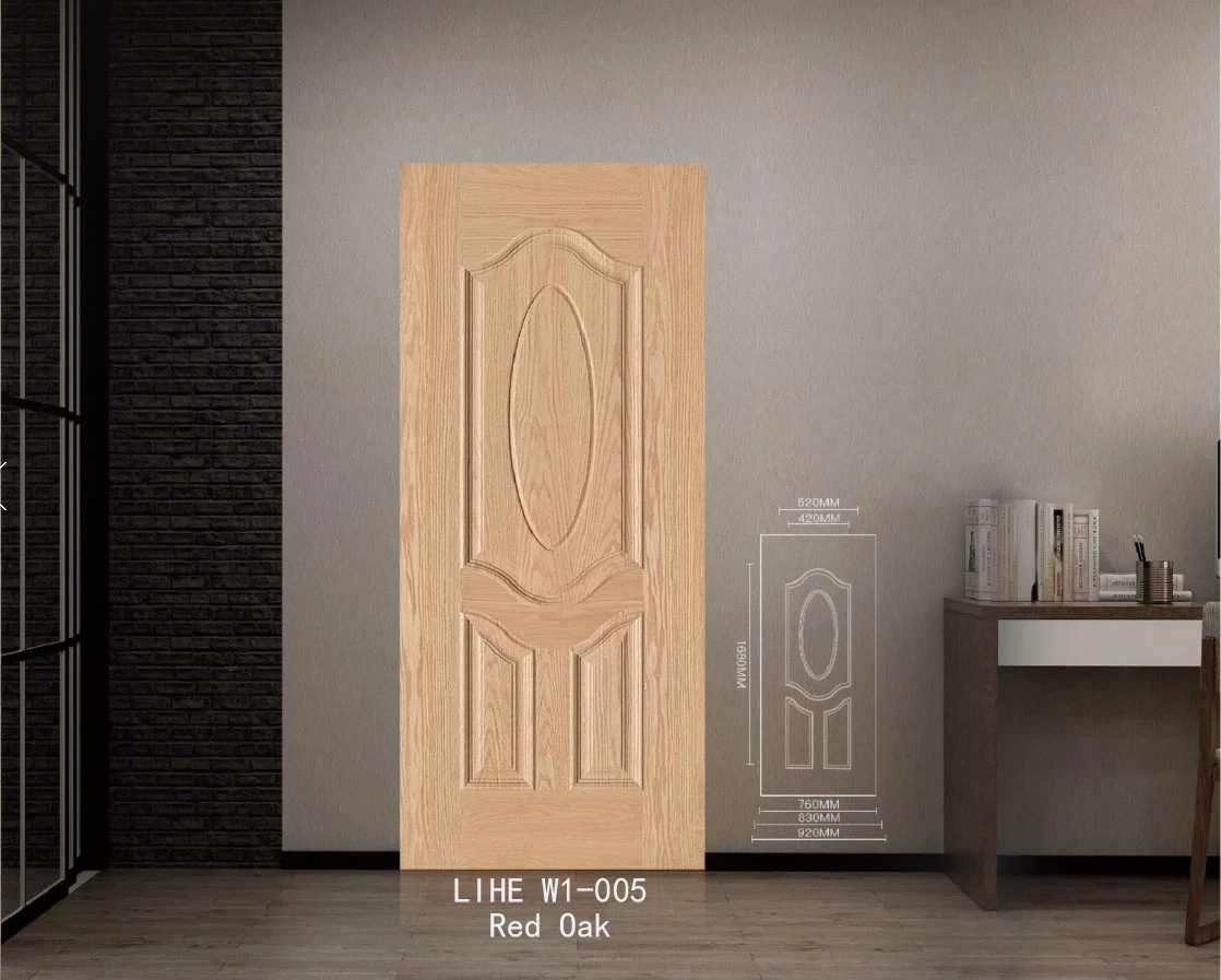 Molding Veneer Door Panel Home Wooden Skin for Entrance Decoration